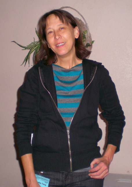 Yevette Tang at the end of the Wine and Cheese Tasting.